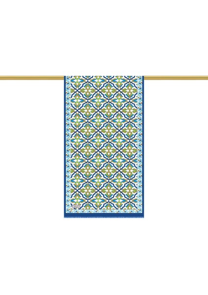 Lacivert Sarmaşık Desen Vual Ipek Fular modelleri