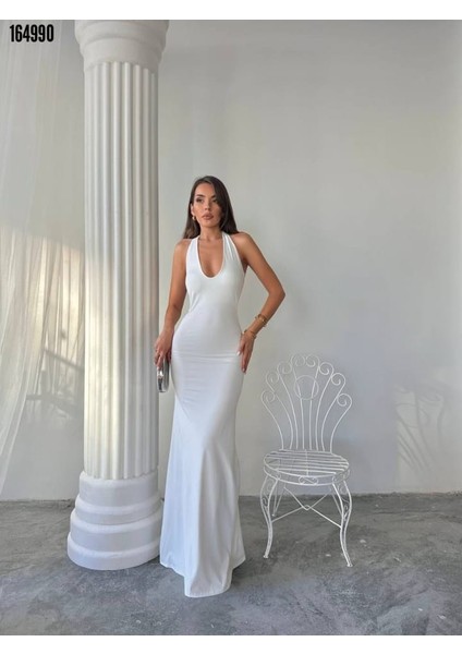 Maxi Halter Elbise