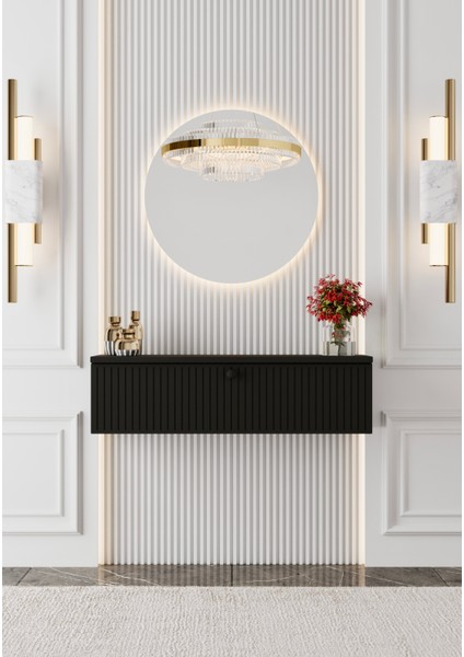 Mimosa Mdf Duvara Monte Kapaklı Dresuar (90 Cm)