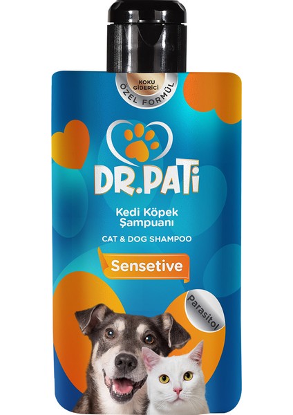 Kedi Şampuanı / Köpek Şampuanı 400 ml x 2 Adet Sensetive Lovely /yıkama ve Temizleme Şampuanı Kedi /köpek modelleri