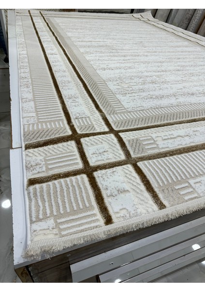 Halı Beyaz Vizon Spor Desen Halı Argın Halı modelleri