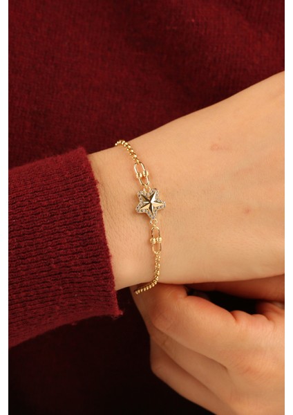 Yıldız Doç Zincir Altın Bileklik CGKBLK0331 fiyatları