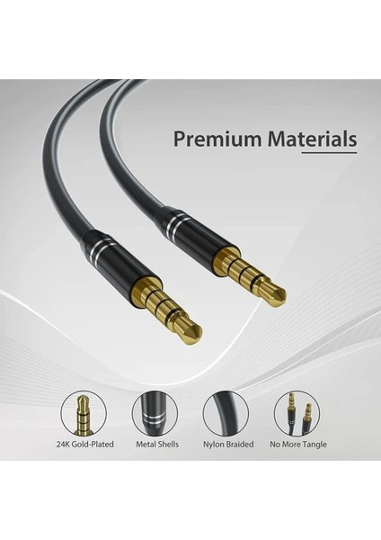 Aux Kablo (Ses Aktarım Kablosu) 3,5 Jak Oto Ses Kablosu fiyatları