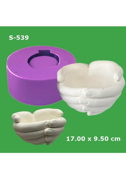 El Saksı Silikon Kalıp (S539)