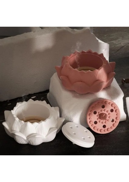 Kapaklı Lotus Silikon Kalıp (S805)