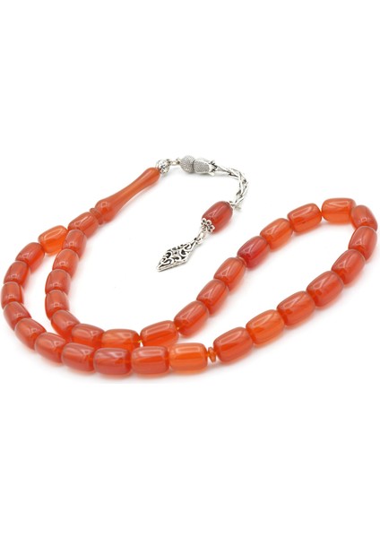 Gümüş Kaplama Kamçılı Kapsül Kesim Yemen Zar Kehribar Tesbih modelleri