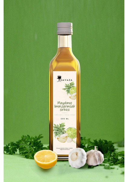 Limon Maydanoz Sarımsak Kürü Sirkesi 500 ml (geleneksel,doğal,katkısız)