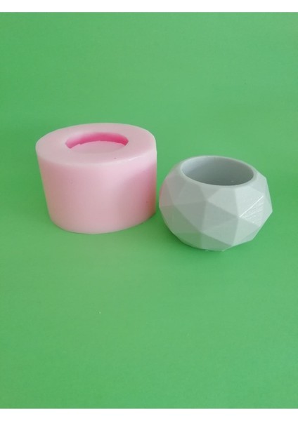 Yuvarlak Geometrik Saksı Silikon Kalıp fiyatları