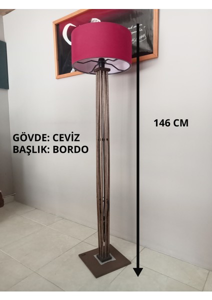 Ahşap Lambader- Köşe Aydınlatma