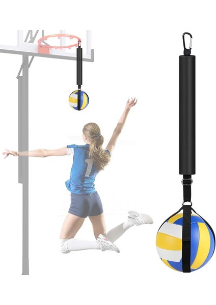 Siyah Voleybol Smaç Aparatı Smaç Eğitim Sistemi 5 Numara