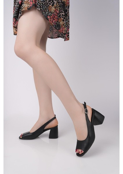Hakiki Deri Kadın Deri Topuklu Ayakkabı TRC50-9001 fiyatları