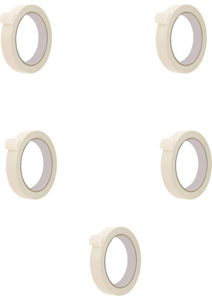 Maskeleme Boya Boyacı Bandı - 16MM x 20 Metre - 5 Adet