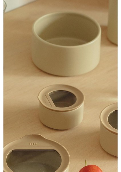 Fika One Seramik Saklama Kabı Bej 200 ml D-NEONE020-09