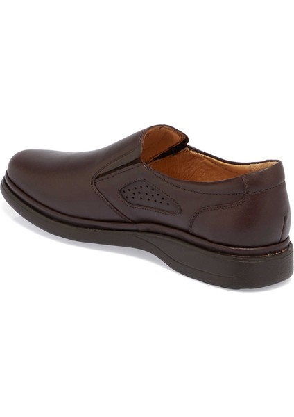 Kahve Deri Erkek Casual Ayakkabı - E24S1AY57132-D38