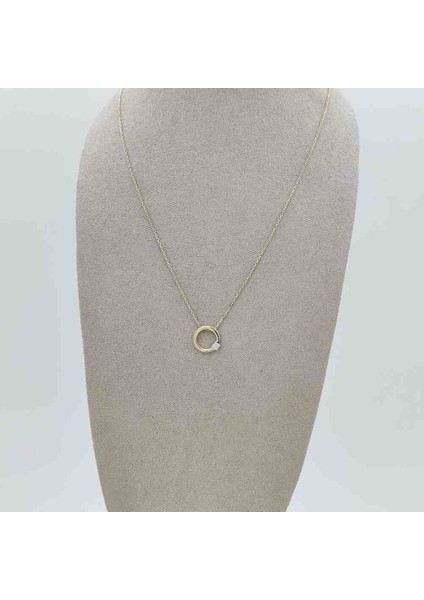 Taşlı Halka Kolye – KLY0994