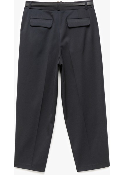 Cepli Kemerli Yüksek Bel Oversize Cigarette Pantolon fiyatları