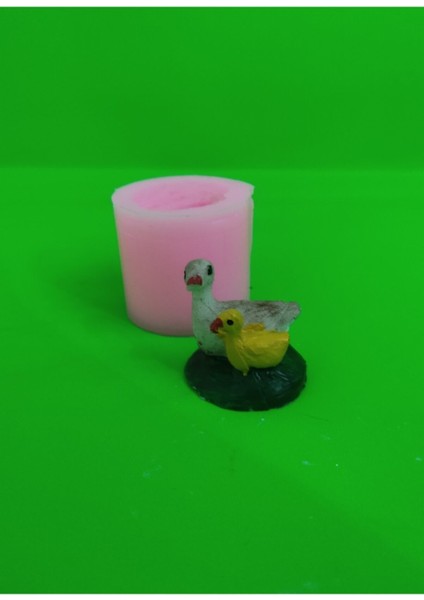 Mini Ikili Ördek Silikon Kalıp