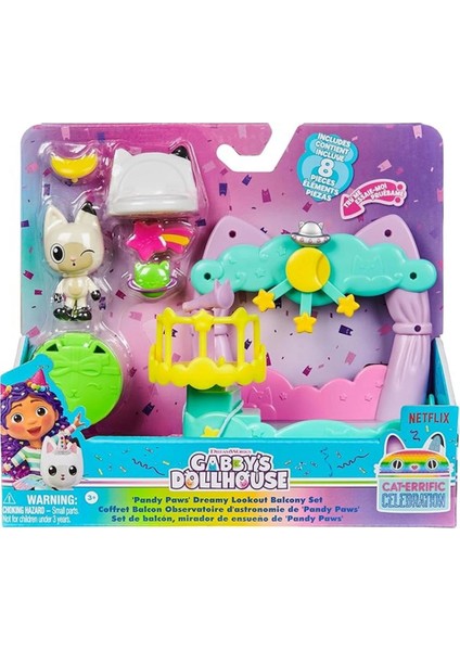 Gabby's Dollhouse Balkon Takımı Figür Set
