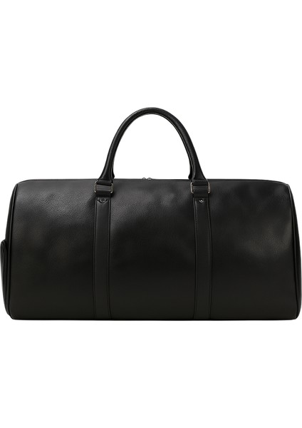 Spor Çanta Siyah Deri Ayakkabı Bölmeli Seyahat fiyatları