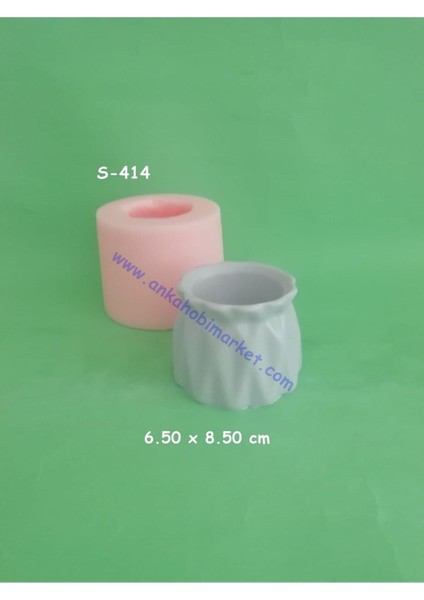 Çuval Saksı Silikon Kalıp