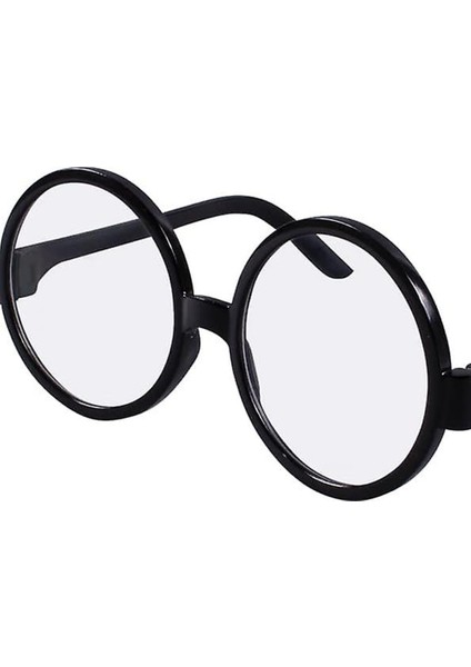 Parti Gözlük Retro Yuvarlak Siyah Camlı 14X4 cm fiyatları