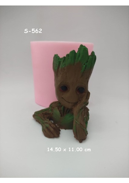 Groot Saksı No: 2 Silikon Kalıp