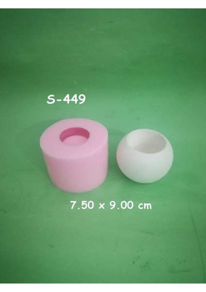 Yuvarlak Saksı Silikon Kalıp