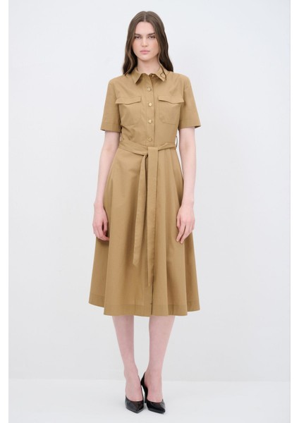 Poplin Gömlek Elbise
