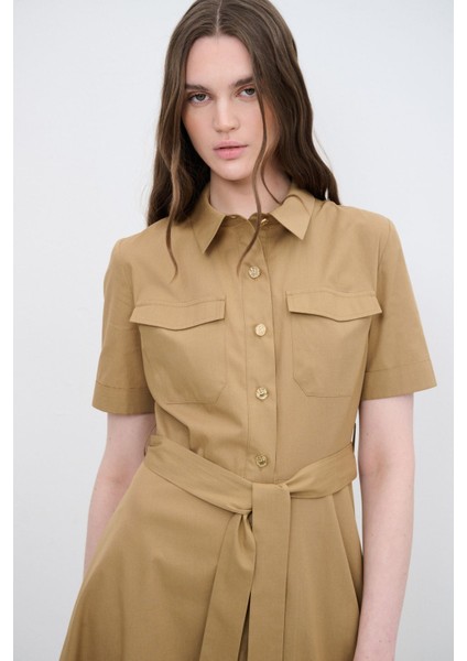 Poplin Gömlek Elbise modelleri