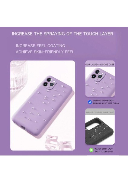iPhone 12 Pro Kılıf Kadife Lansman Soft Yumuşak Liquid Silikon Kamera Korumalı Mara fırsatları