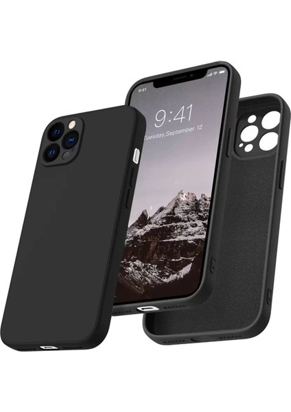 iPhone 12 Pro Kılıf Kadife Lansman Soft Yumuşak Liquid Silikon Kamera Korumalı Mara indirimleri