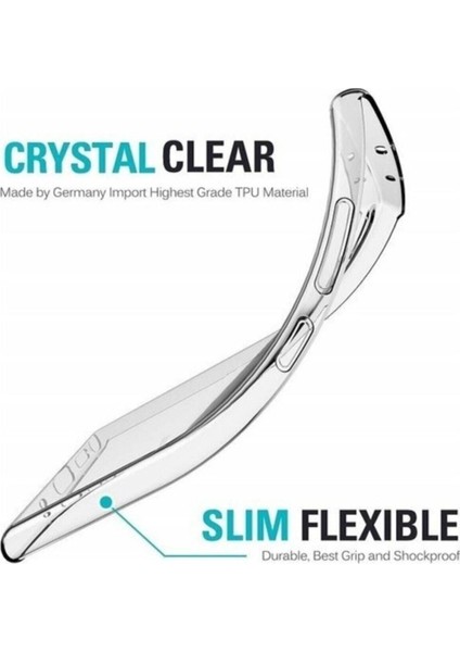 Apple iPhone 11 Pro Max Kılıf Kamera Korumalı Şeffaf Ultra İnce Esnek Renksiz Silikon Kapak