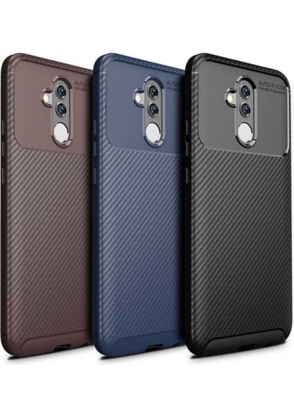 Huawei Mate 20 Lite Kılıf Rugged Armor Darbe Emici Uzun Ömürlü Dayanıklı Parmak İzi Yapmaz Karbon Tasarım Negro Silikon Kapak fiyatları
