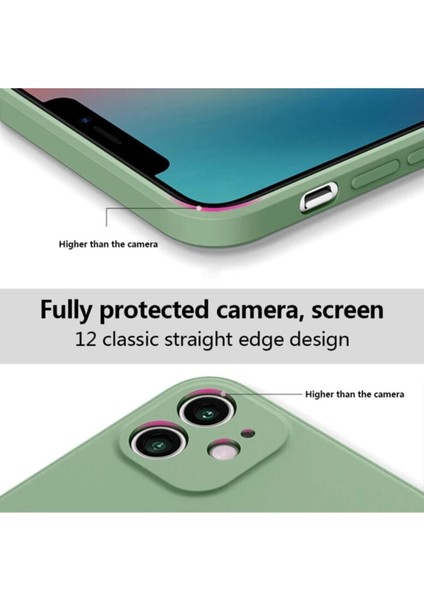 iPhone 12 Pro Kılıf Kadife Lansman Soft Yumuşak Liquid Silikon Kamera Korumalı Mara modelleri