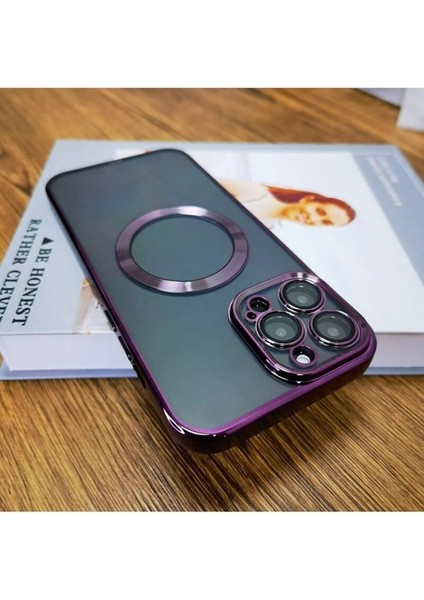 Apple iPhone 11 Pro Max Kılıf Logo Gösteren Parlak Kenarlı Kamera Lens Korumalı Şeffaf Omega Silikon Kapak modelleri