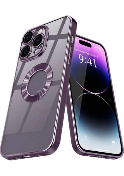 Apple iPhone 11 Pro Max Kılıf Logo Gösteren Parlak Kenarlı Kamera Lens Korumalı Şeffaf Omega Silikon Kapak fırsatları