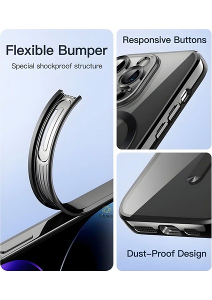 Apple iPhone 12 Pro Max Kılıf Kamera Lens Korumalı Magsafe Şarj Kilifi Şeffaf Renkli Yumuşak Kapak