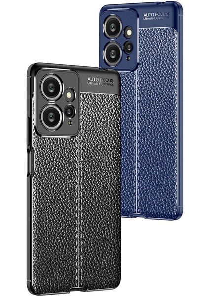 Xiaomi Redmi Note 12 Kılıf Rugan Armor Deri Görünümlü Parmak İzi Yapmaz Dayanıklı Niss Silikon Kapak