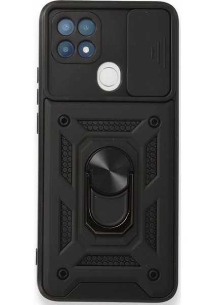Oppo A15-A15S Uyumlu Kılıf Kamera Korumalı Sürgülü Yüzüklü Armor Military Tank Zırh fiyatları