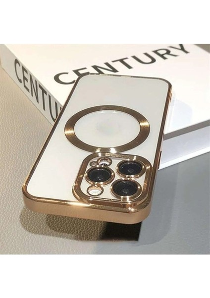 Apple iPhone 11 Pro Max Kılıf Logo Gösteren Parlak Kenarlı Kamera Lens Korumalı Şeffaf Omega Silikon Kapak modelleri