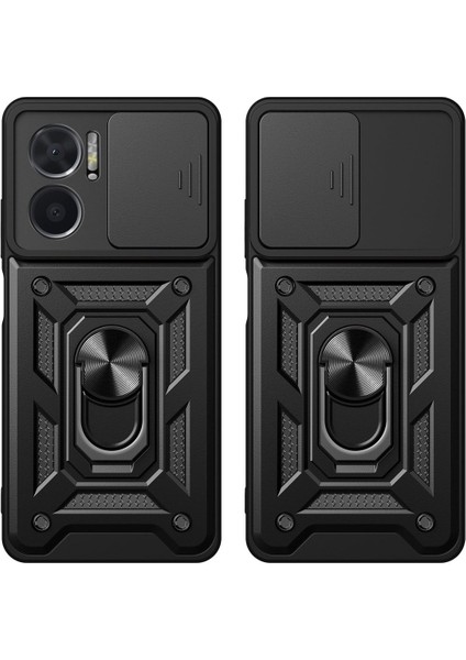 Xiaomi Redmi Note 11E Kılıf Kamera Korumalı Sürgülü Yüzüklü Armor Military Tank Koruyucu Kapak fiyatları