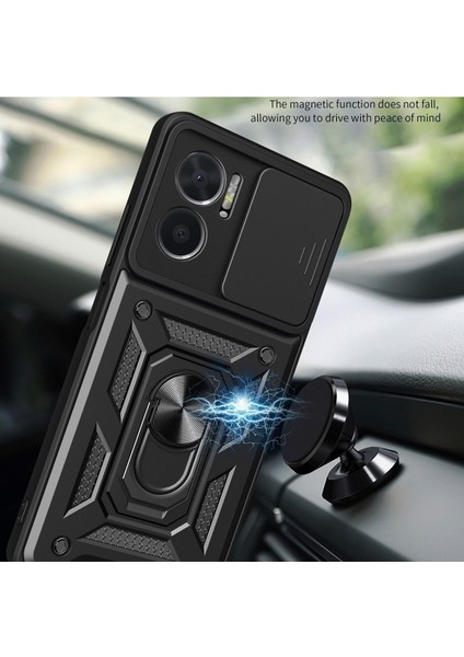 Xiaomi Redmi Note 11E Kılıf Kamera Korumalı Sürgülü Yüzüklü Armor Military Tank Koruyucu Kapak modelleri