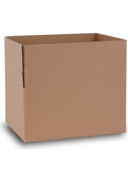 60X50X50 cm Esmer Çift Oluklu A-Box Taşıma Kolisi 10 Adet
