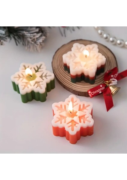 Kar Tanesi Mum Silikon Kalıp (S810) fiyatları