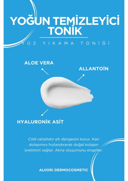 Intensive Cleansertonic, Yağlı Cilt Tiplerine Uygun Temizleme Toniği, Cildi Derinlemesine Temizlerken Doğal Kolajen Üretimine , Cildin Ph Dengesini Sağlar (125ML) modelleri