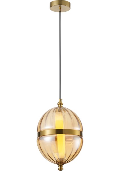 Dolly 6 Watt 3000K Ledli Bal Camlı Tekli Sarkıt LED Avize modelleri