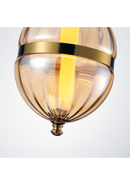 Dolly 6 Watt 3000K Ledli Bal Camlı Tekli Sarkıt LED Avize fırsatları