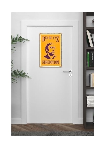 Kuşe Kağıt Duvar Posteri Ben Bu Yaz Neredeydim Şener Şen Retro Vintage DRTR0010