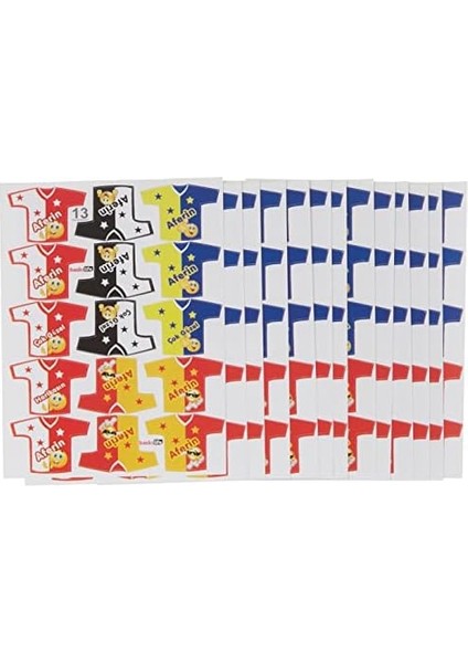 Baskı Life Taraftar Aferin Ödev Sticker Etiket 160 Adet