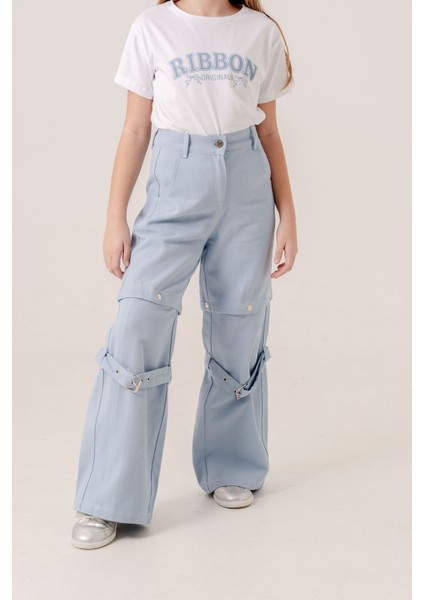 Kız Çocuk Şort Keten Pantolon 2568